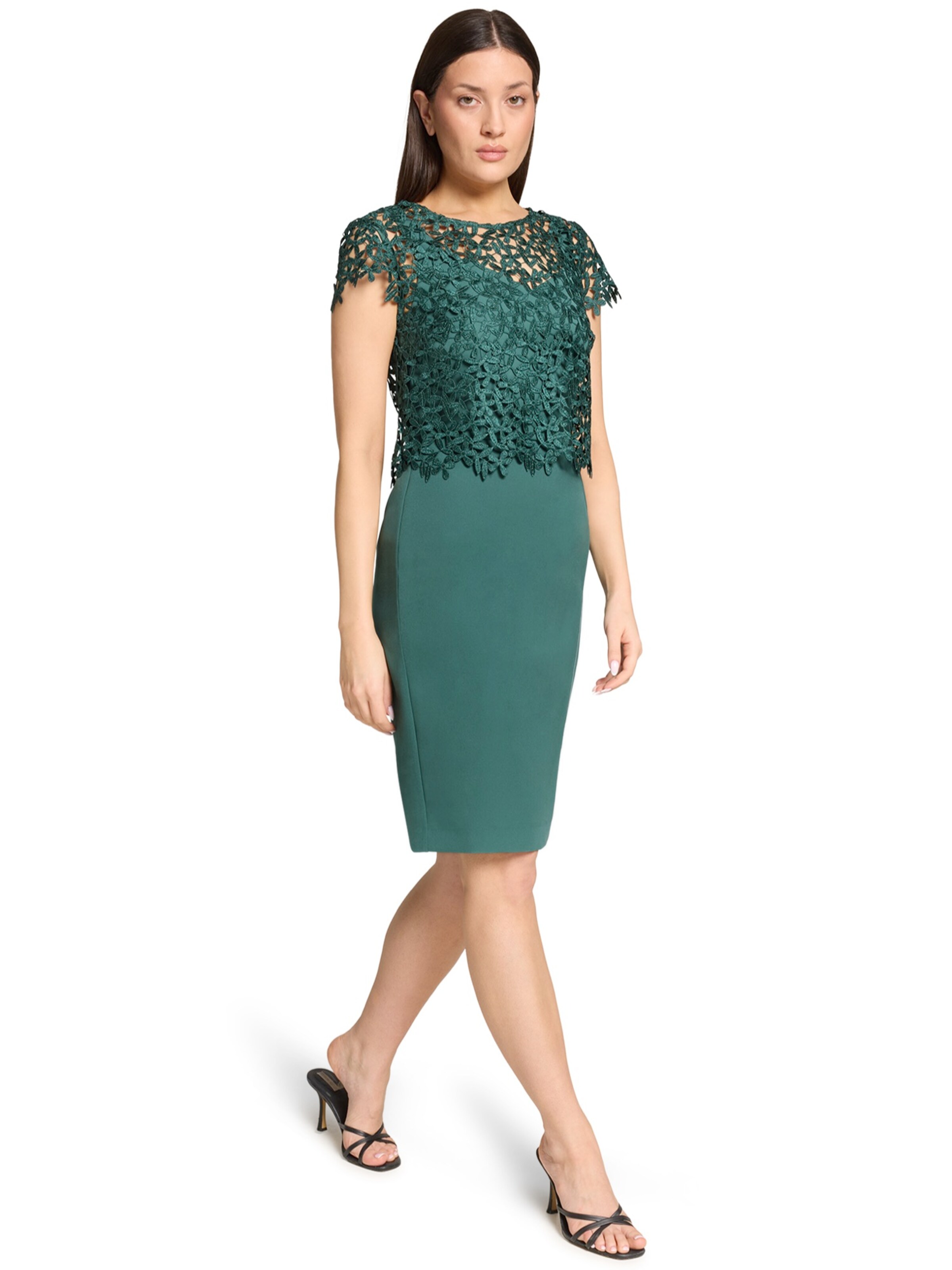 Vera Mont Kokteilové šaty - Zelená