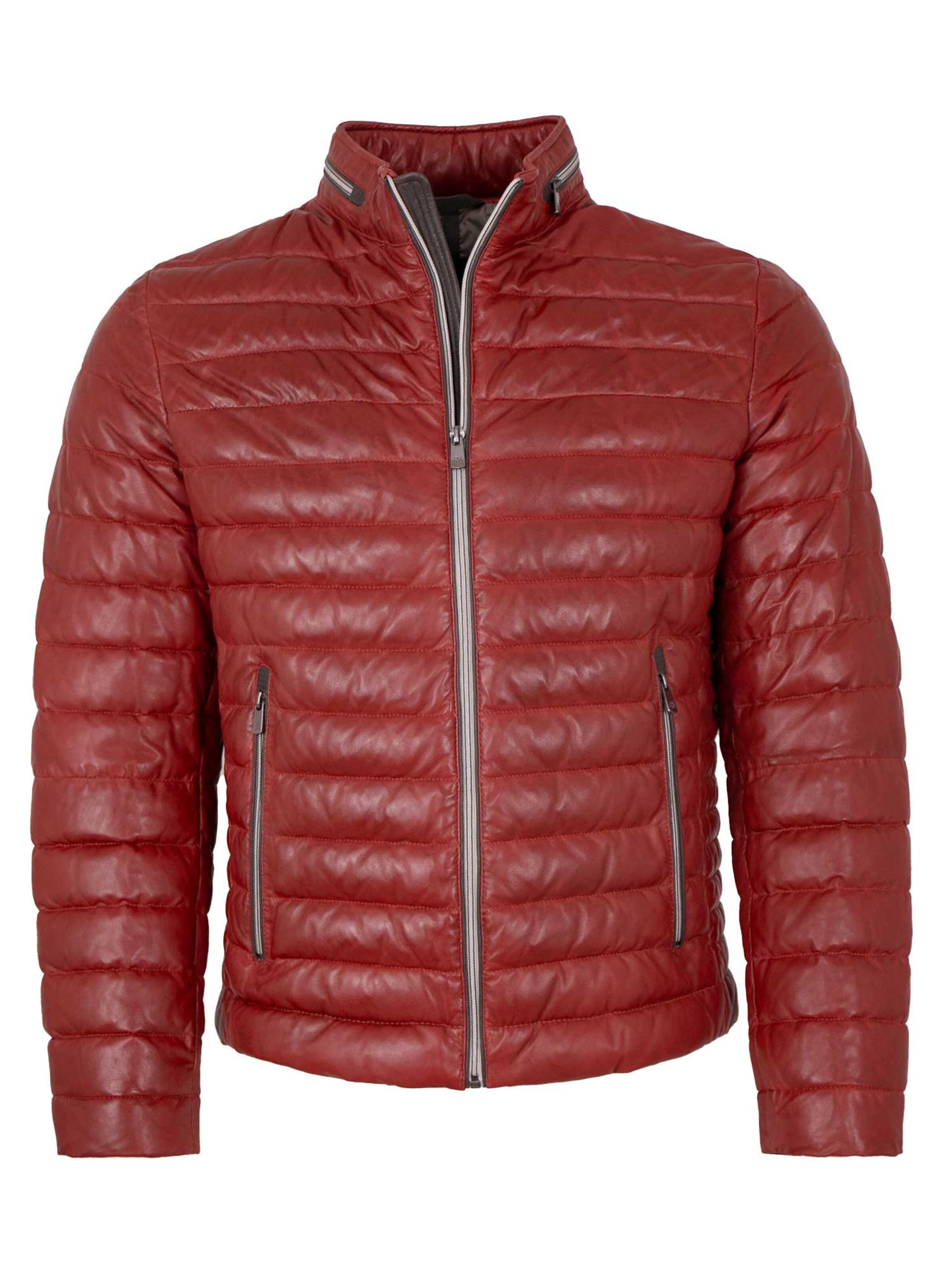 MILESTONE Between-Season Jacket 'MSCortino' in Red: front
