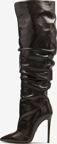 Cuissardes Kazar en marron : devant