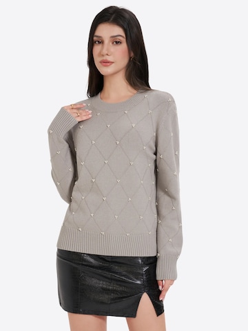 Imily Bela Pullover in Grau: Vorderseite