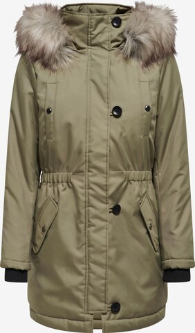 Parka invernale 'Iris' di ONLY in verde: frontale