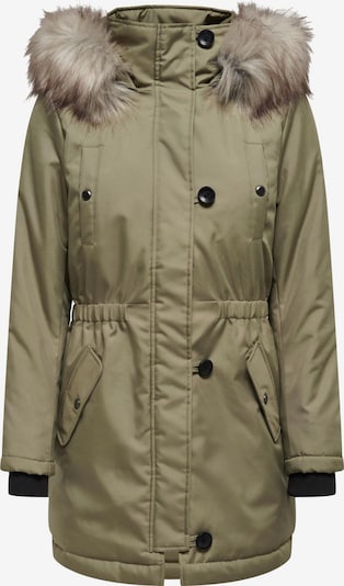 ONLY Parka d’hiver 'Iris' en beige chiné / vert, Vue avec produit