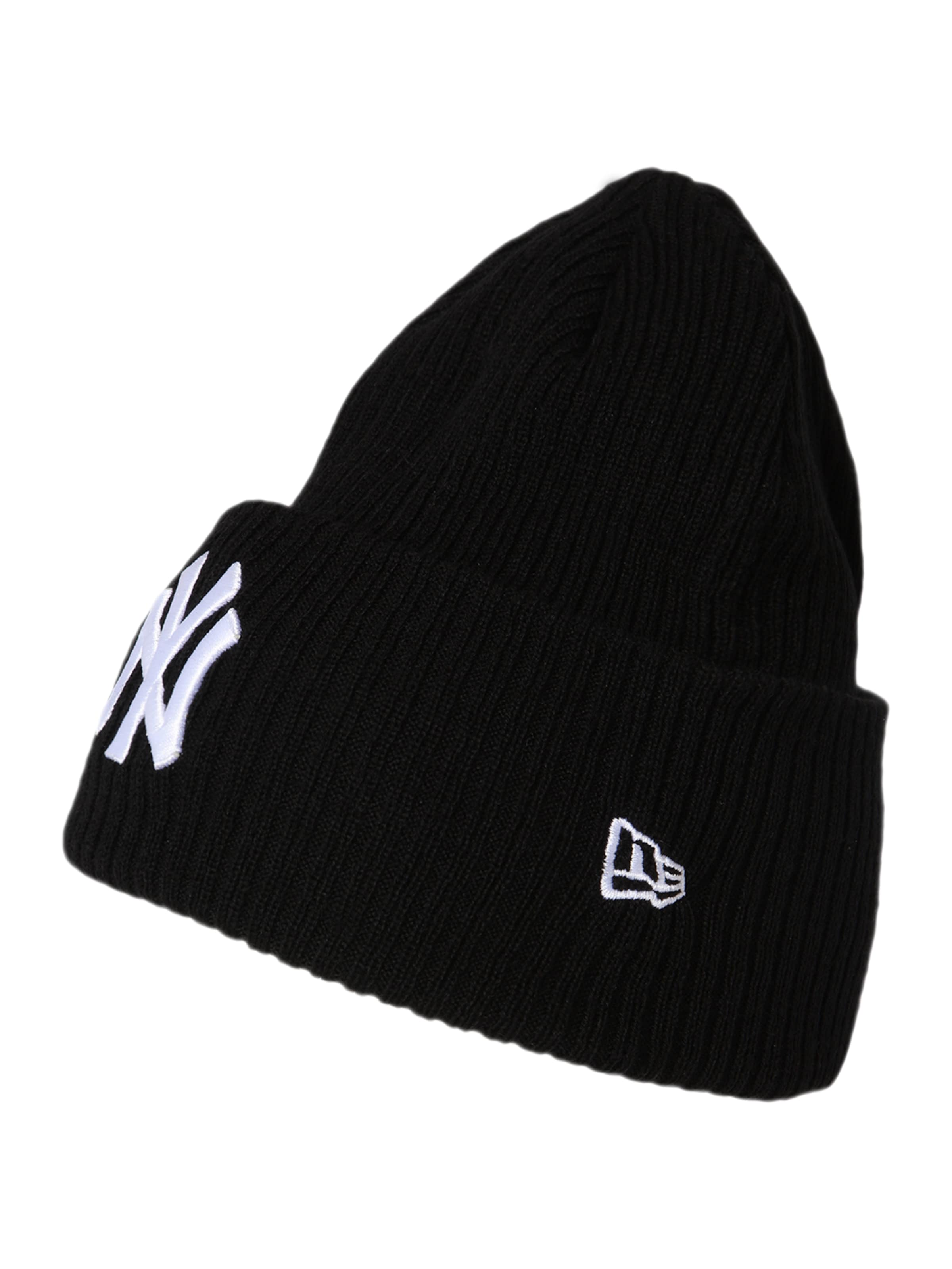 juoda NEW ERA Megzta kepurė 'New York Yankees'': priekis