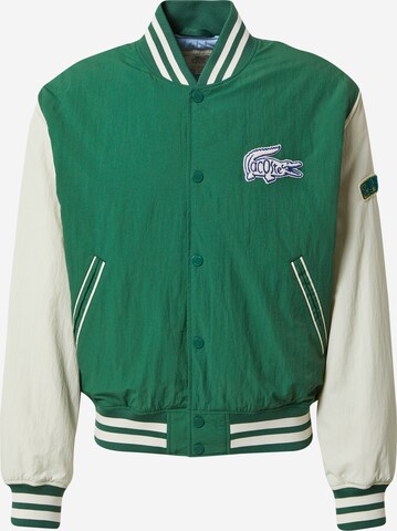 LACOSTE Prehodna jakna | zelena barva: sprednja stran