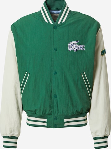 LACOSTE - Chaqueta de entretiempo en verde: frente