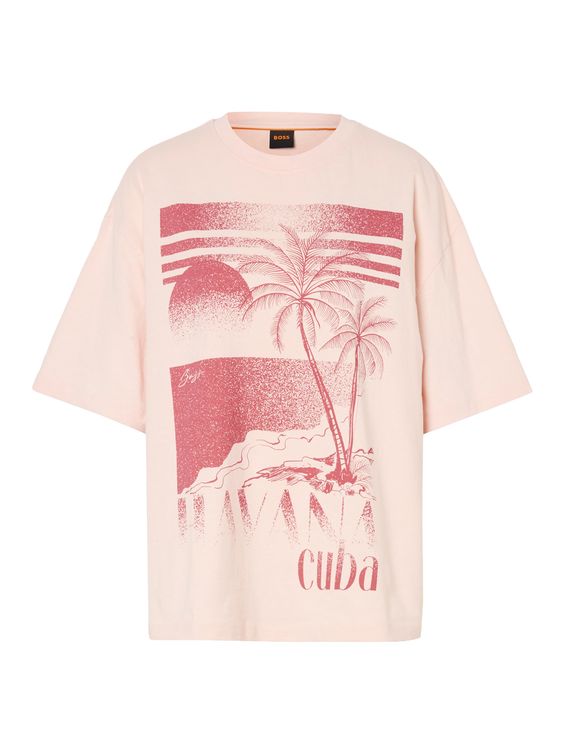 BOSS Shirts 'Eboys' i pink: forside