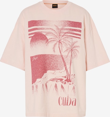 BOSS Shirts 'Eboys' i pink: forside