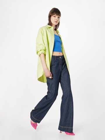 UNITED COLORS OF BENETTON Wide Leg Jeans in Blau