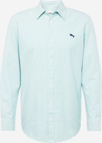 WRANGLER - Ajuste regular Camisa en verde: frente