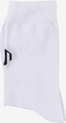 MOROTAI Spordisokid ' Brand Logo Crew Socks ', värv valge: eest vaates