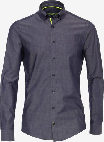 VENTI Business Shirt in Blue: front