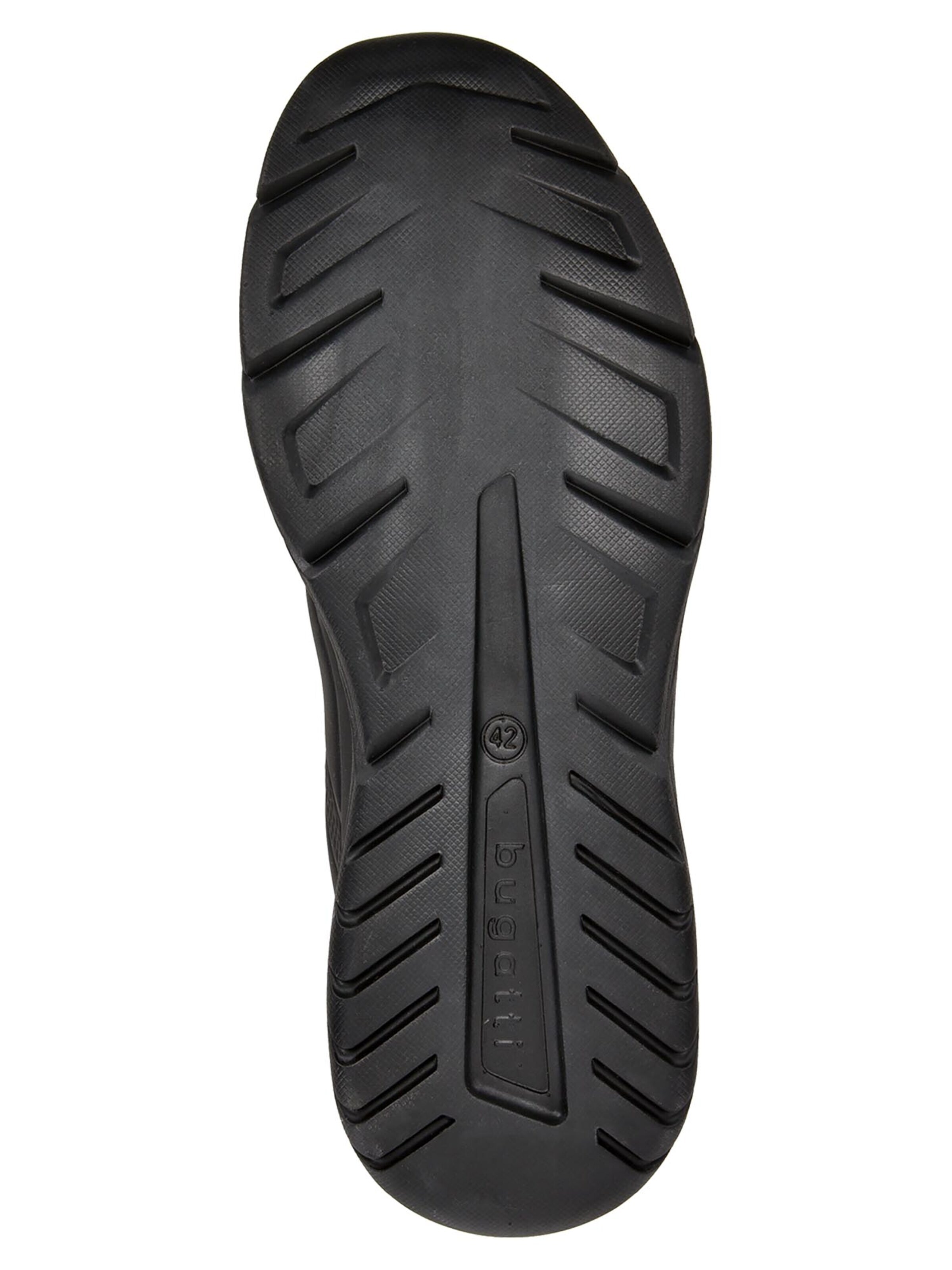 bugatti Sneakers laag 'Basic' in Zwart