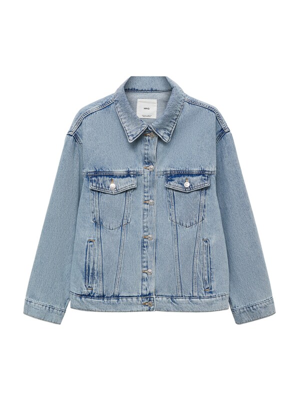 MANGO Between-Season Jacket 'ALAIA' in Light Blue