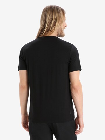 ICEBREAKER Koszulka funkcyjna 'Tech Lite II' w kolorze czarny
