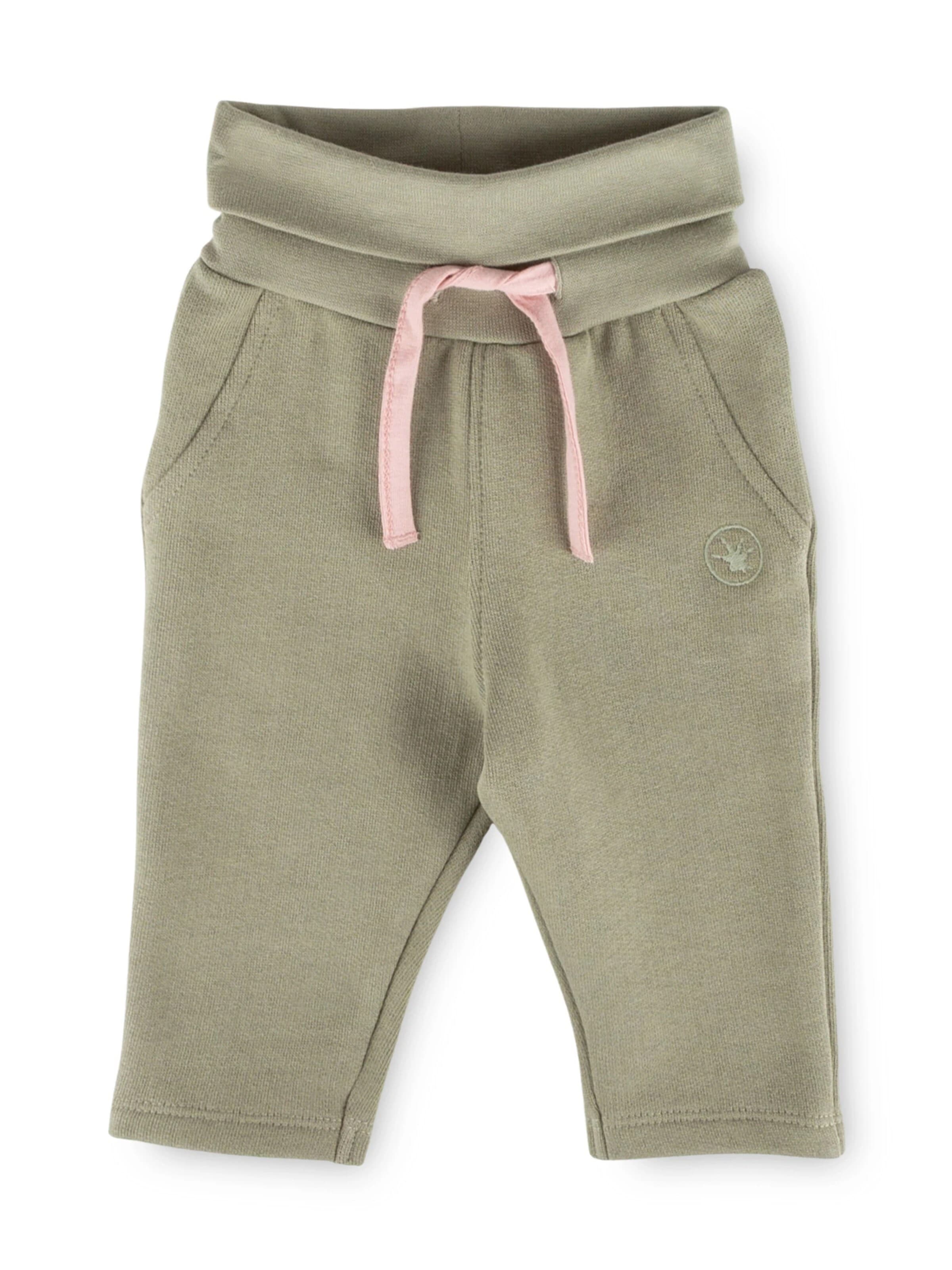 SIGIKID Regular Trousers in Green: front
