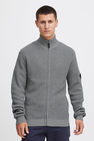 INDICODE JEANS Knit Cardigan 'Idrevil' in Grey: front