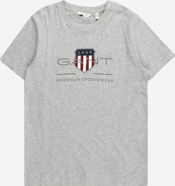 GANT T-Shirt 'ARCHIVE SHIELD' in Grau: predná strana