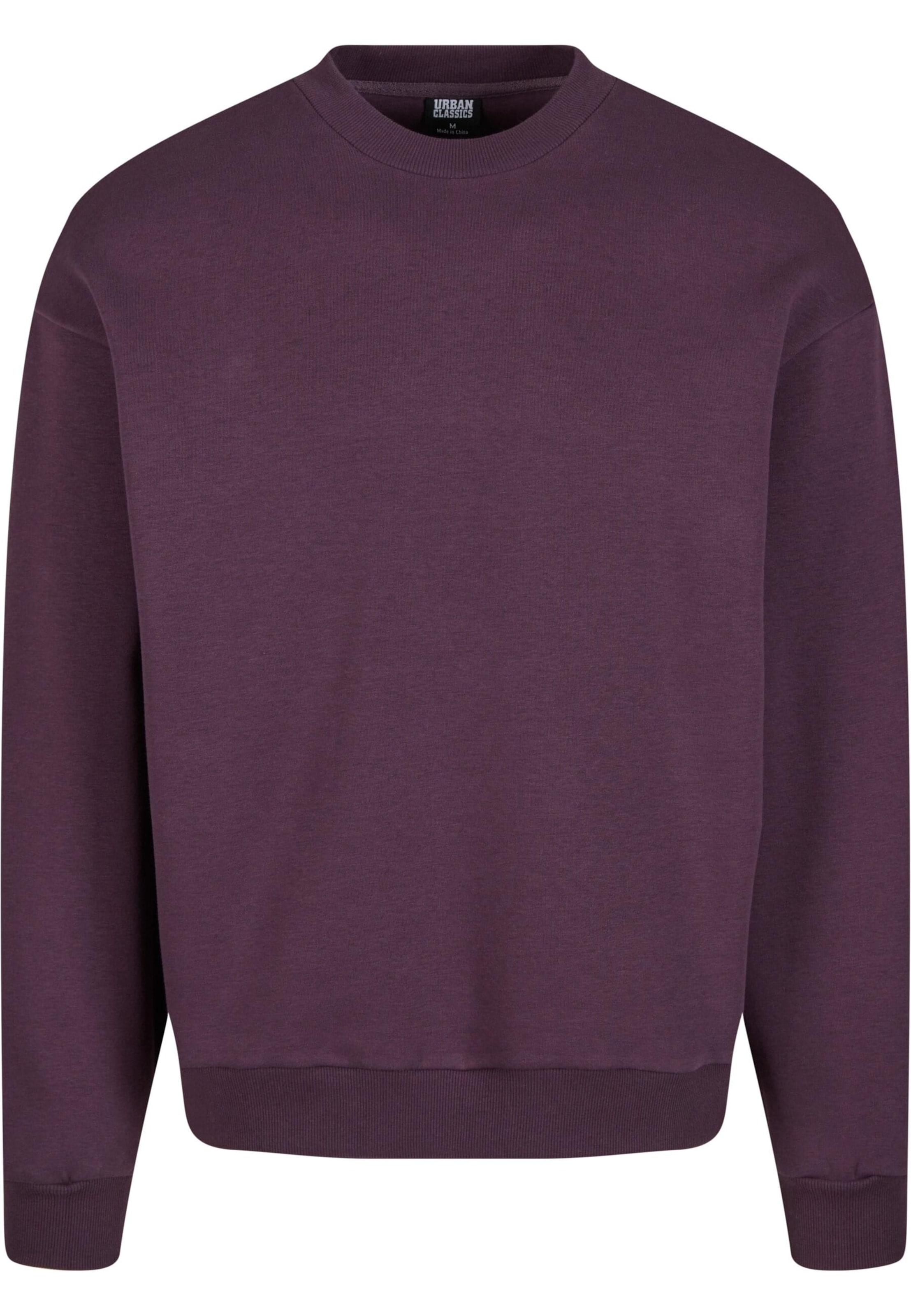 Urban Classics Sweatshirt in Purple: front
