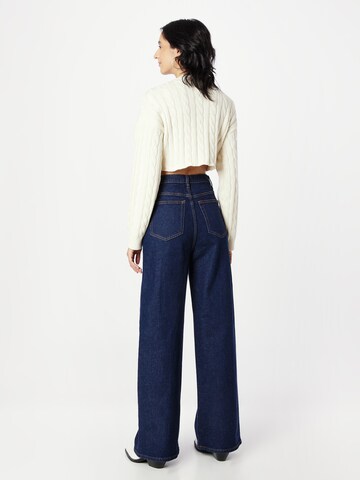 SISTERS POINT Wide leg Jeans 'OWI' in Blauw