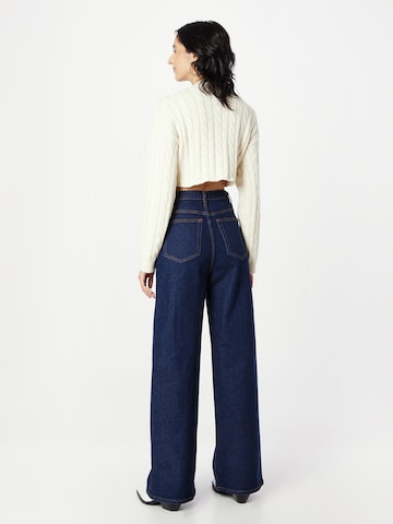 SISTERS POINT Wide leg Jeans 'OWI' in Blue