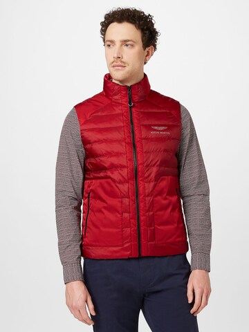 Hackett London Bodywarmer in Rood: voorkant