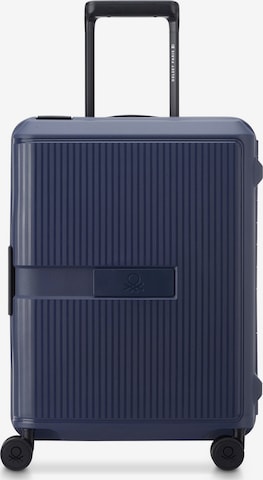 Delsey Paris Trolley 'Delsey Paris x United Colors of Benetton' in Blauw: voorkant