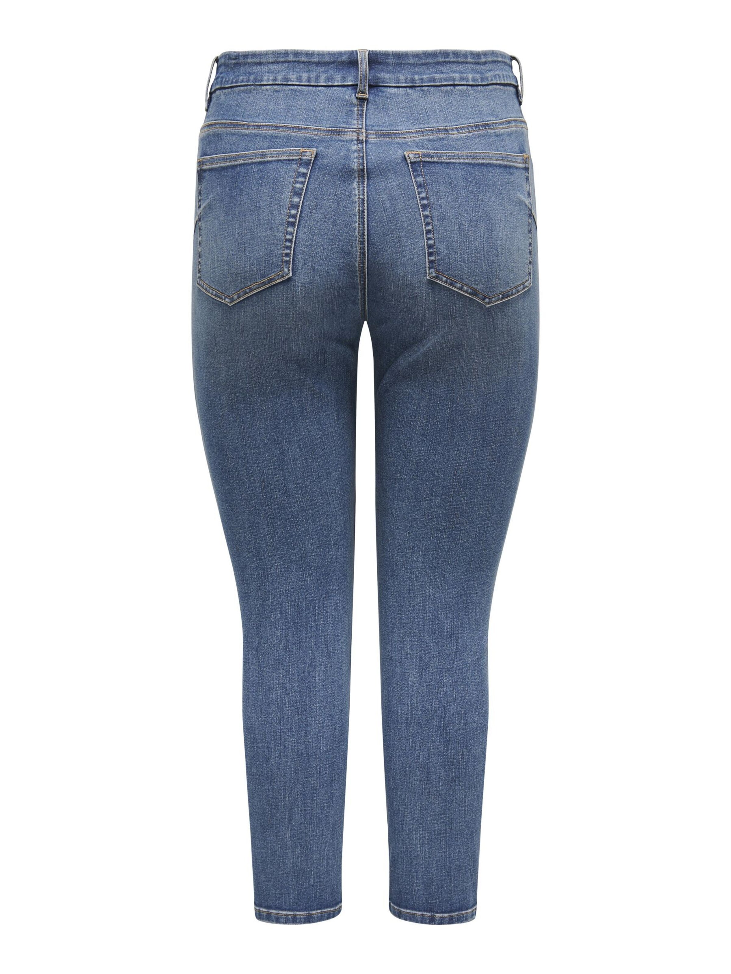 ONLY Carmakoma Skinny Jeans 'CARApril' i blå