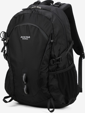 Aoking Backpack in Black: front
