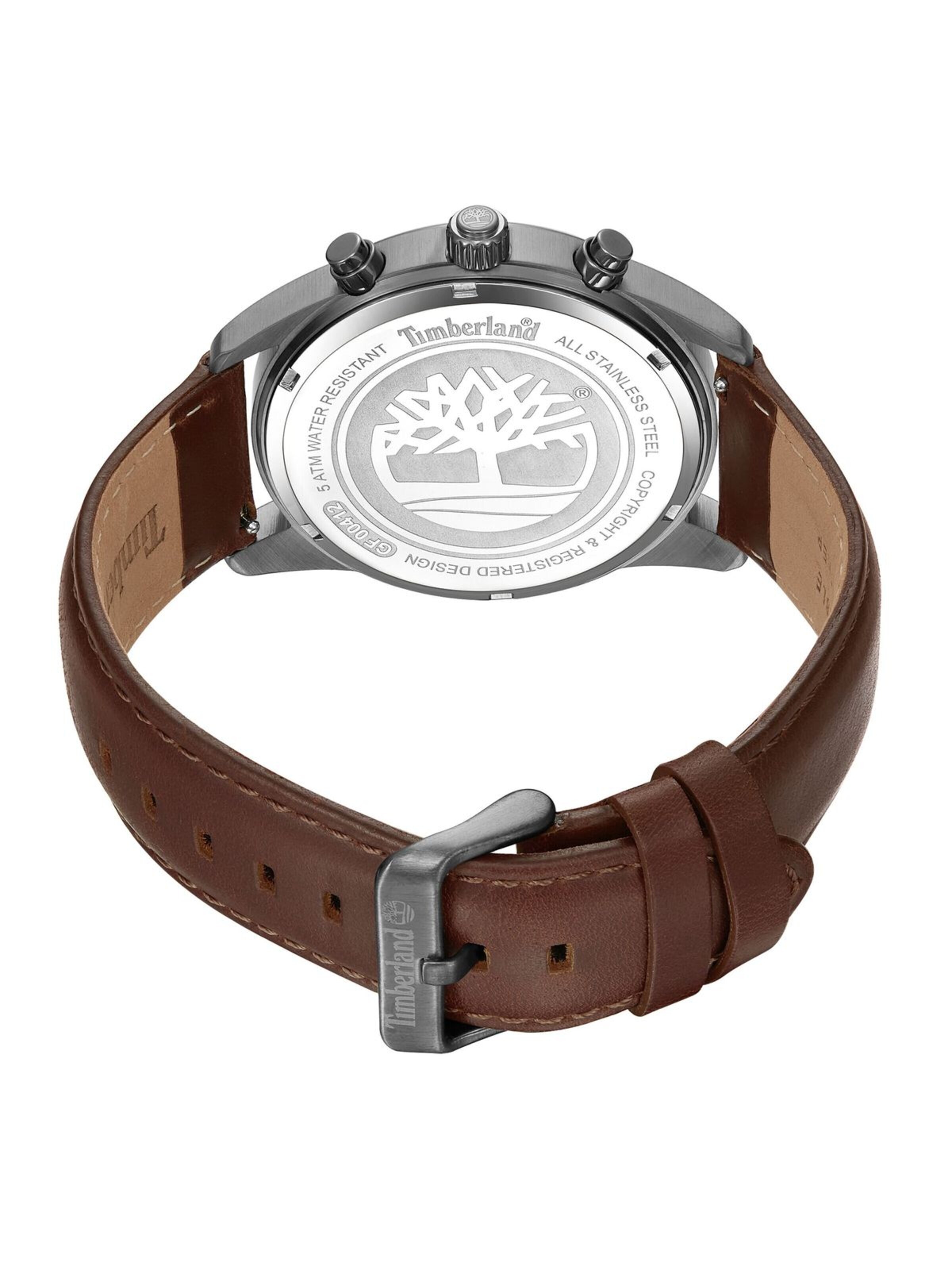 TIMBERLAND Analoog horloge 'Duo-time watch Northbridge' in Zwart