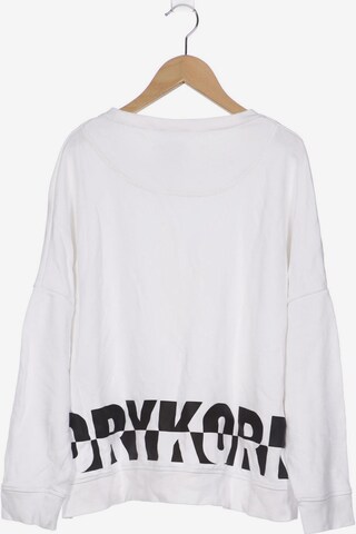 DRYKORN Sweatshirt & Zip-Up Hoodie in S in White