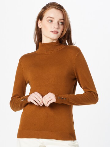 VILA Sweater 'JENEVE' in Brown: front