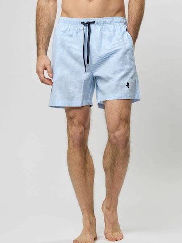MCS Zwemshorts 'Irving' in Blauw: voorkant