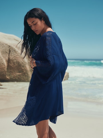 Next - Albornoz corto en azul