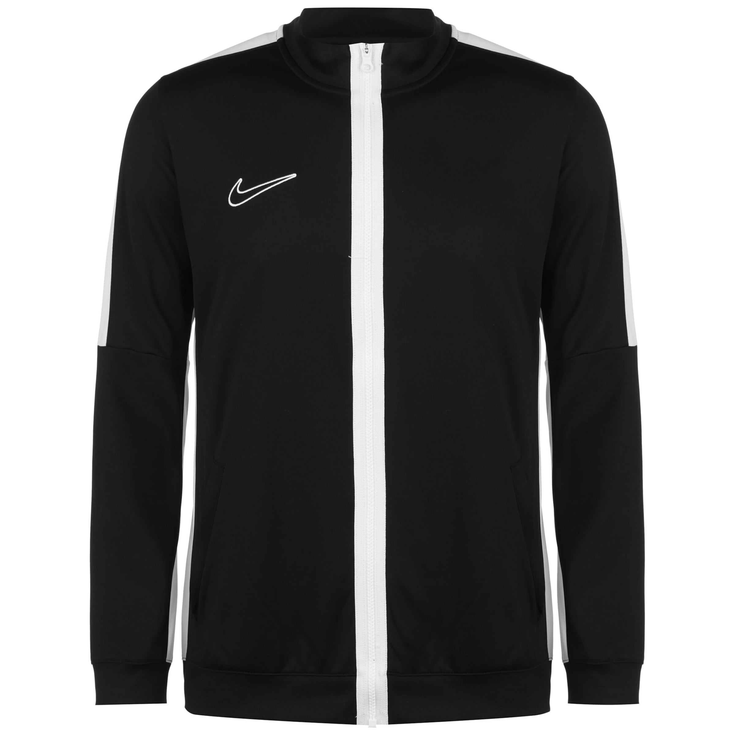 NIKE Athletic Zip Up Hoodie in Black ABOUT YOU
