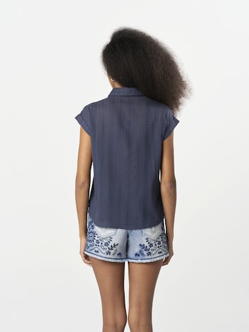 KOROSHI Blúzka - Modrá