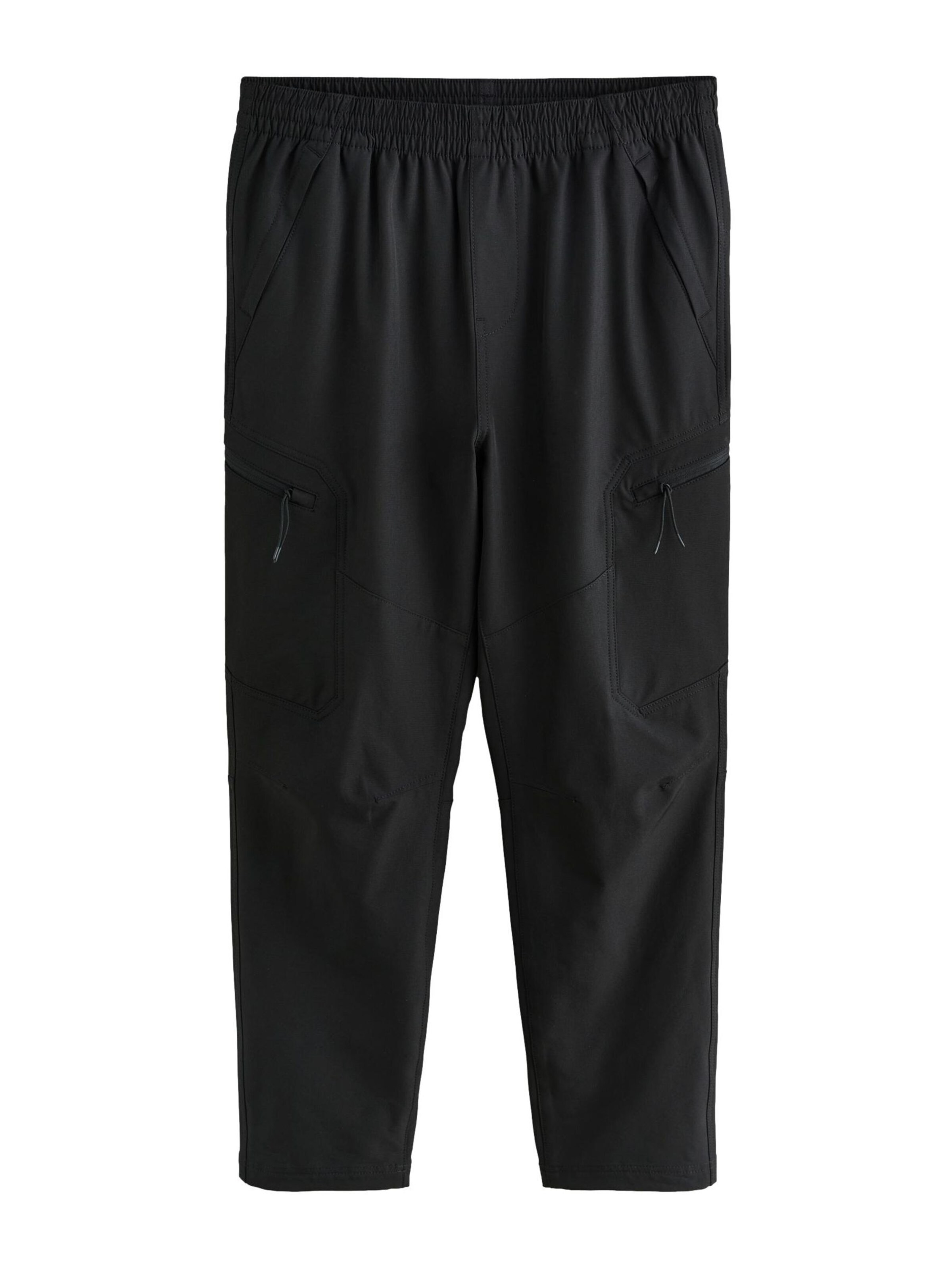 Next Дънки Tapered Leg Карго панталон в черно: отпред