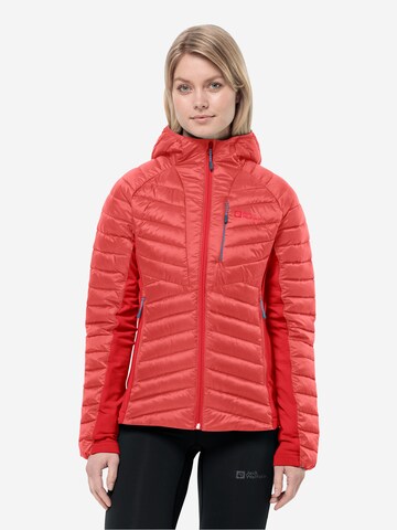 JACK WOLFSKIN Outdoorjacka 'ROUTEBURN PRO' i röd: framsida