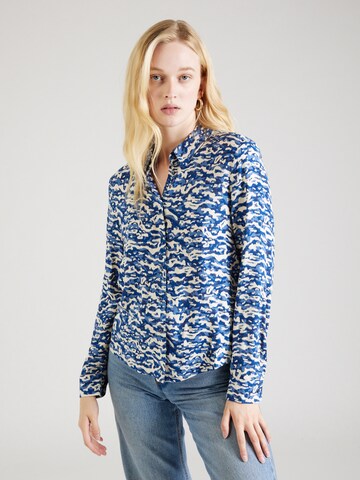 Camicia da donna di s.Oliver in blu: frontale