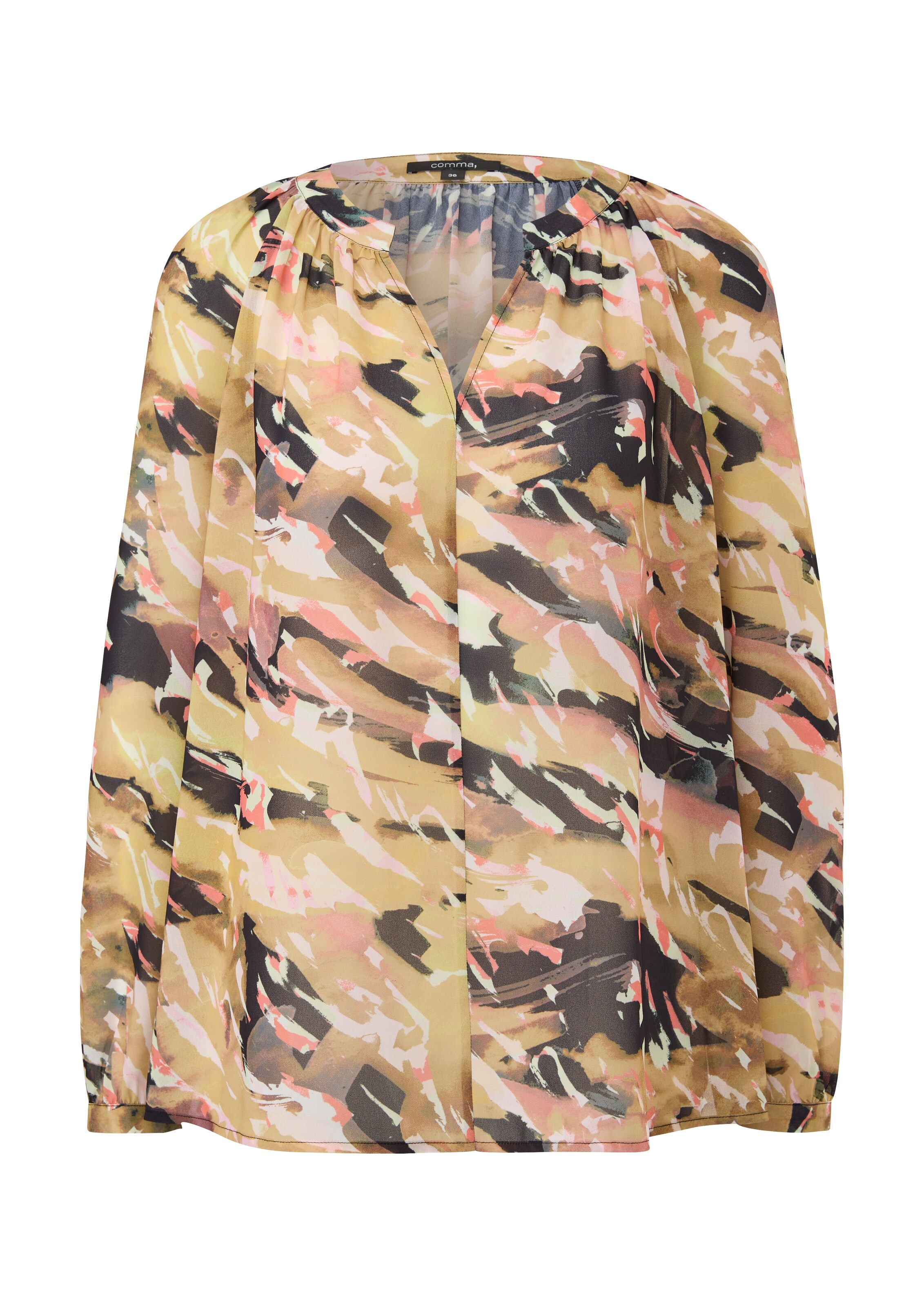 COMMA Bluse in Braun: Vorderseite