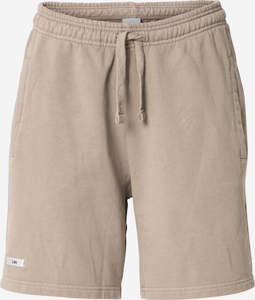 10k Wide Leg Shorts in Grau: predná strana