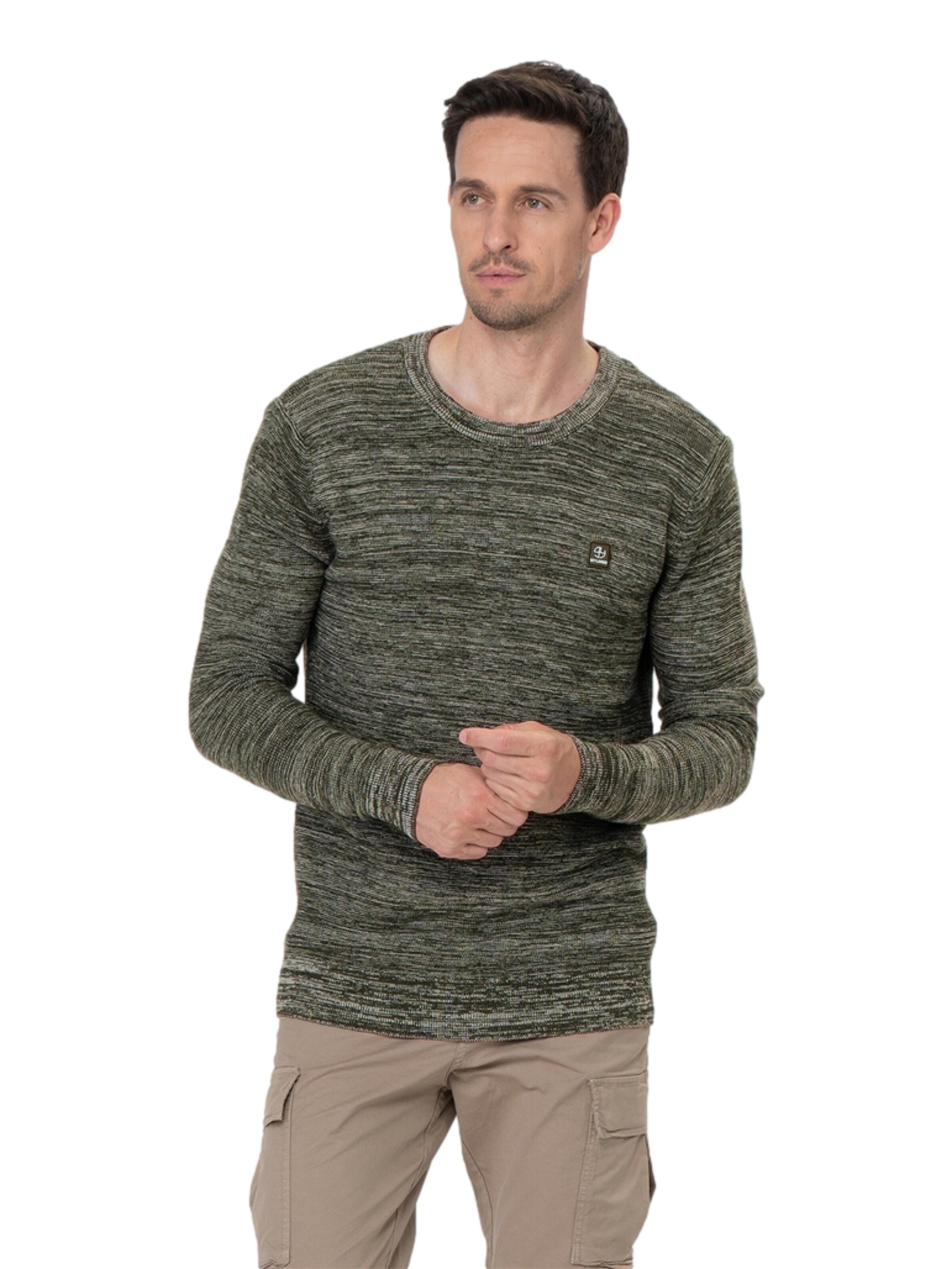 Key Largo Pullover 'Calgary' i grøn: forside