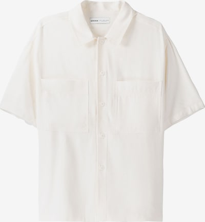 Bershka Button Up Shirt in Off white, Item view