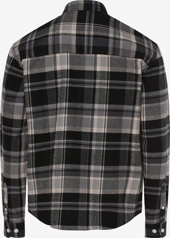 Aygill's Regular fit Button Up Shirt in Black
