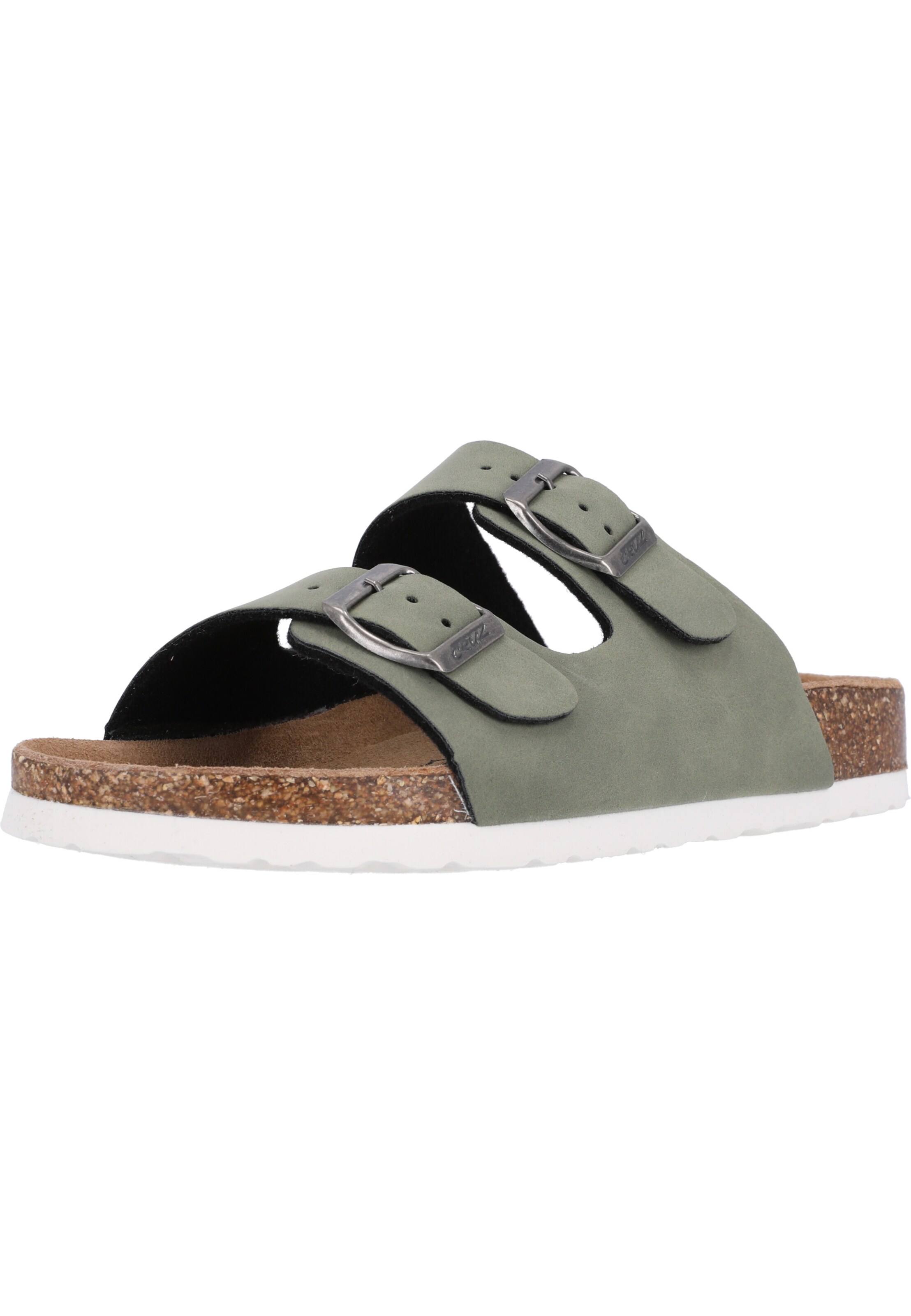 Cruz Mule 'Whitehill' in Green: front