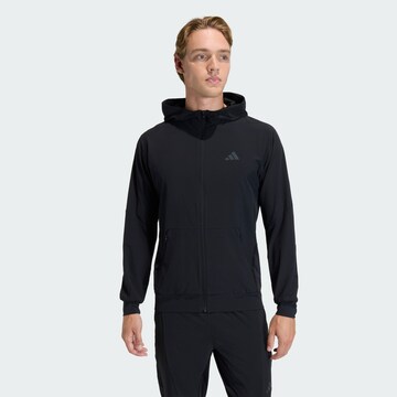 Vestes d’entraînement 'D4T Workout' ADIDAS PERFORMANCE en noir : devant