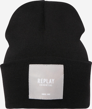 REPLAY Beanie in Black