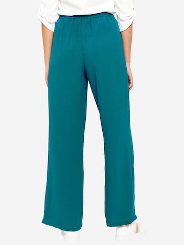 LolaLiza Wide Leg Bundfaltenhose in Blau