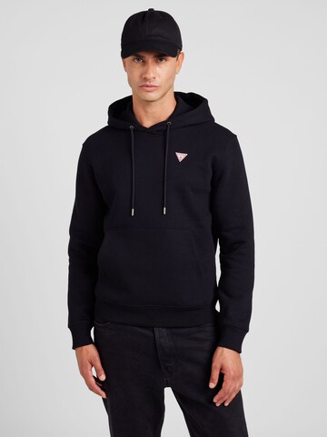 GUESS JEANS Mikina – černá: přední strana