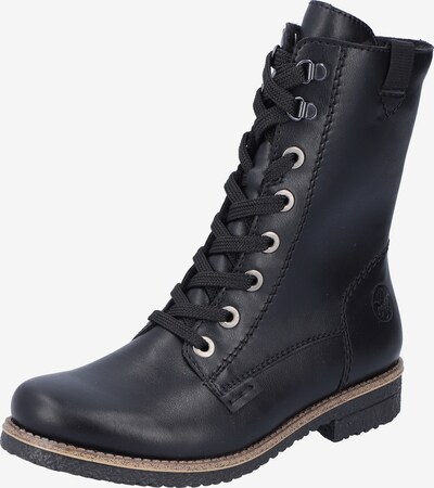 Rieker Lace-Up Ankle Boots in Black, Item view