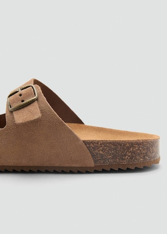MANGO TEEN Mules 'Biob' in Brown
